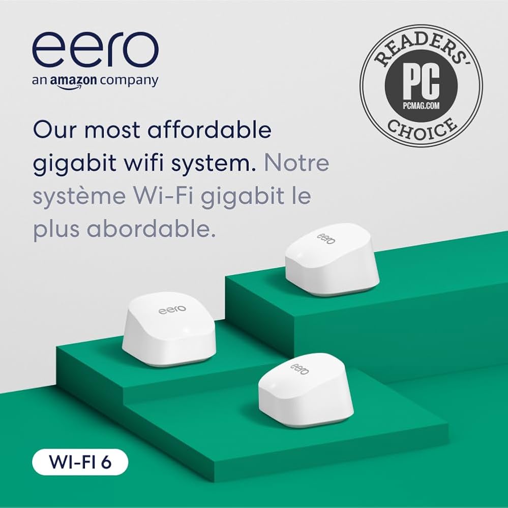 eero 6+ デュアルバンド Wi-Fi 6ルーター Amazonのお手軽メッシュWi-Fiルーター「eero 6＋」レビュー 今